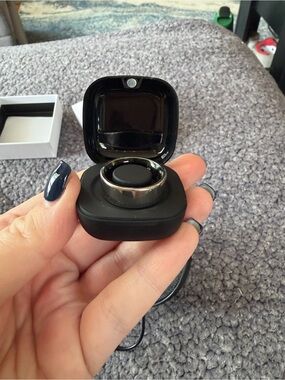Olevra size 10 fitness ring- silver
